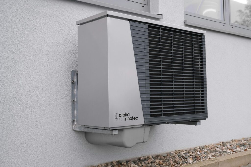 heat pump outside home