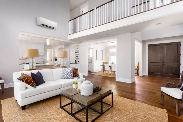 Living room in a residential home