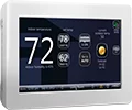 Smart Thermostat with White Border