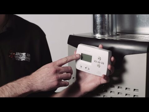 Arctic Air Tech Pointing to Smart Thermostat